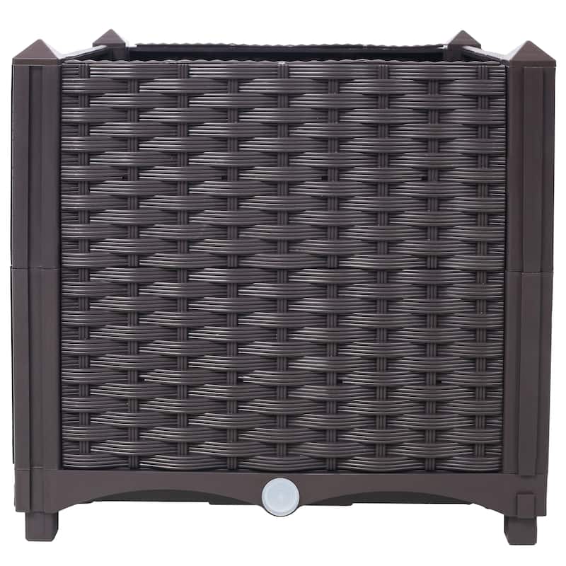 Portable Vegetable & Flower Planter Box, for Patio, Balcony, Backyard