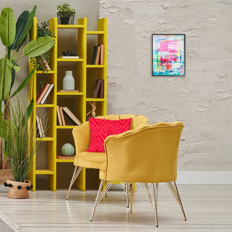Stupell Vivid Watercolor Abstraction Framed Giclee Art Design By Gemma Bardot