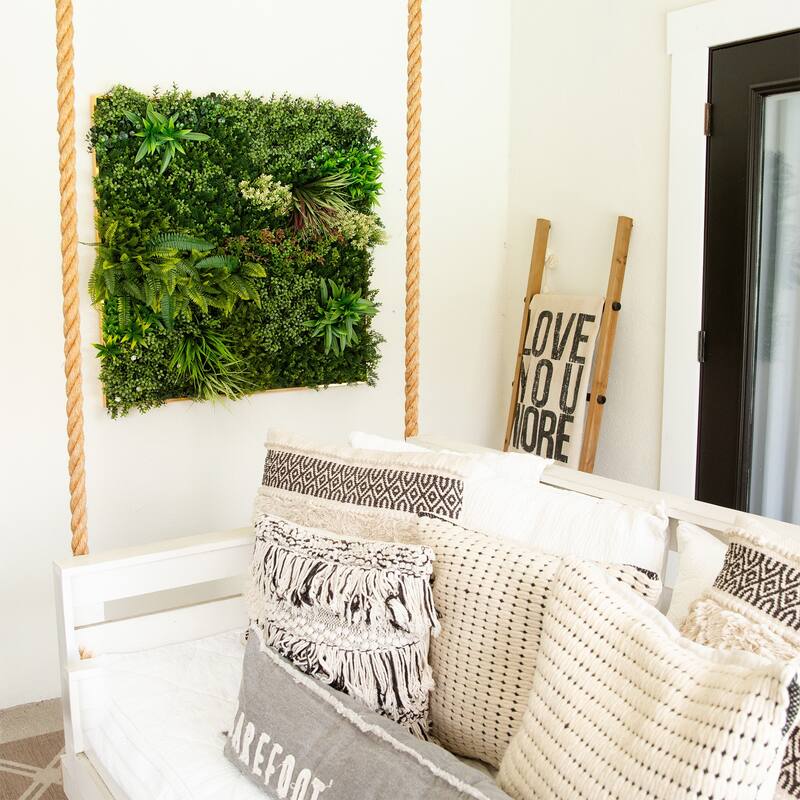 Madagascar Forest Artificial Framed Living Wall Panel - 38"