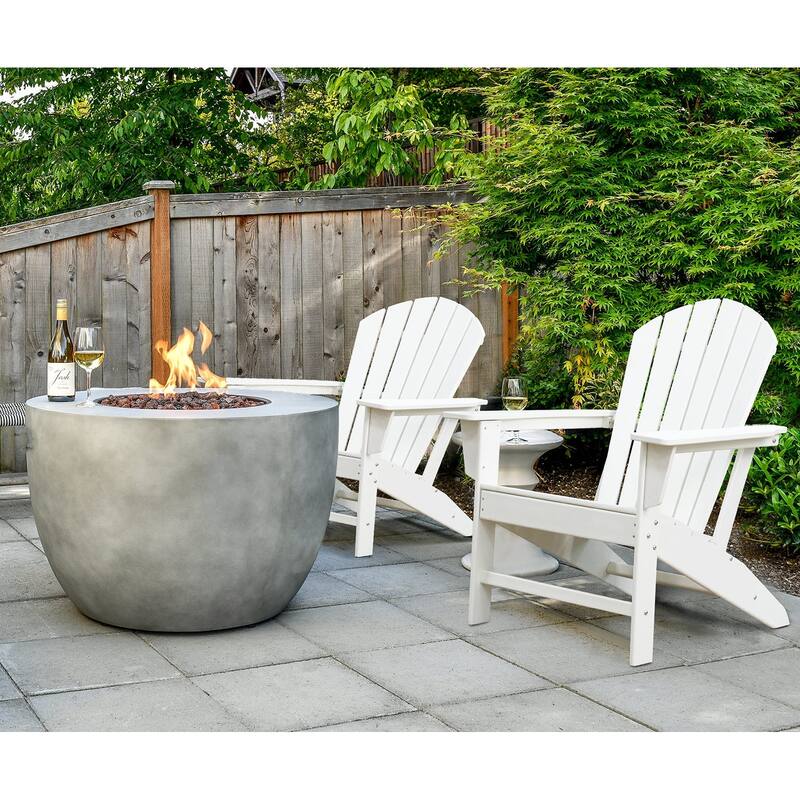 Recycled Plastic Modern Adirondack Chair,Outdoor Patio Chair
