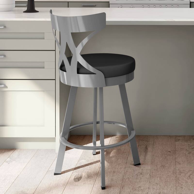 Amisco Washington Swivel Counter Stool
