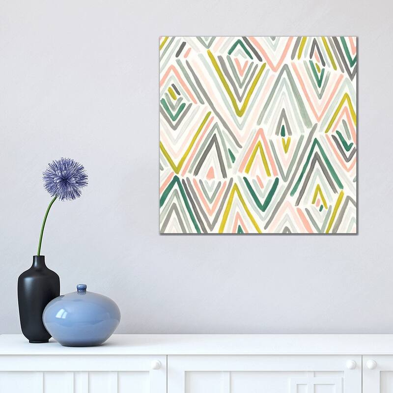 iCanvas "Tropic Tribal IV" by June Erica Vess Canvas Print - 18x18x1.5