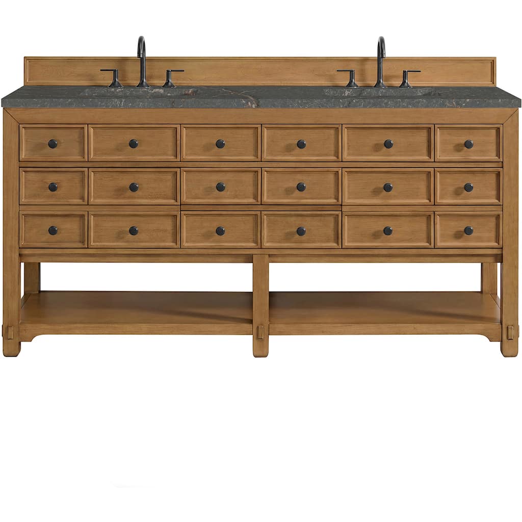 James Martin Vanities 505-V72-FPBL Malibu 72" Free Standing Double