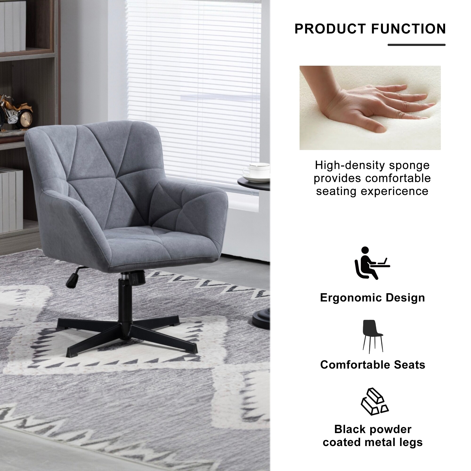 Comfortable modern desk chair sale