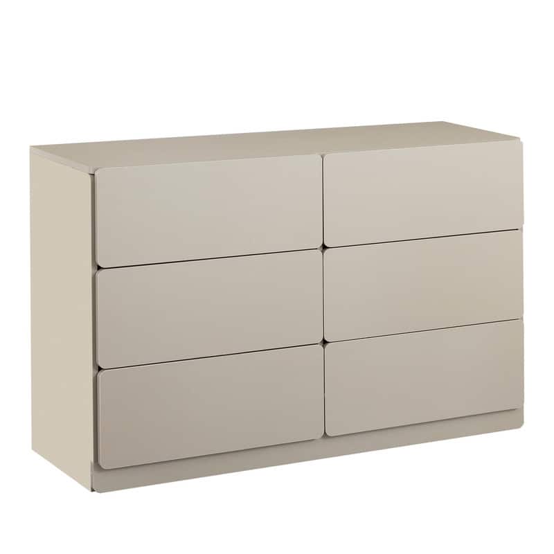 Bedroom 6-Drawers Dresser,Living Room Storage Sideboard Cabinet