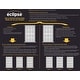 preview thumbnail 13 of 20, Eclipse Arbor Solid 100% Total Blackout Cordless Roller Shade
