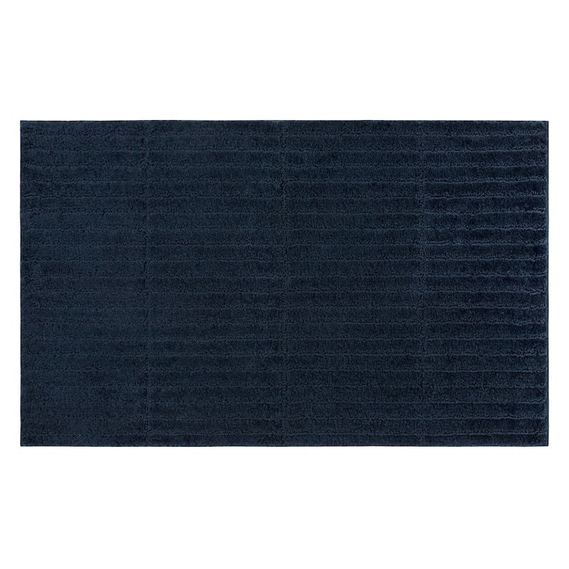 Mohawk Home Sanctuary Machine Washable Bath Mat - 1' 5" x 2' - Indigo Sanctuary