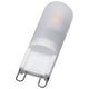 preview thumbnail 1 of 0, 2 Watt T4 LED Frost Finish G9 Base 3000K 120 Volt Frost
