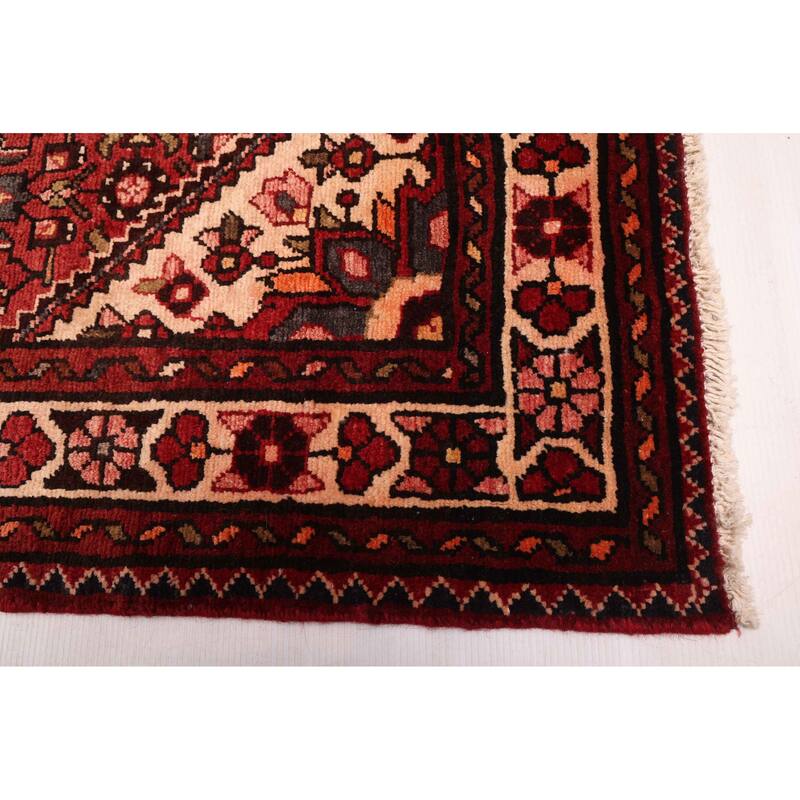ECARPETGALLERY Hand-knotted Andelz Red Wool Rug - 3'10 x 10'4