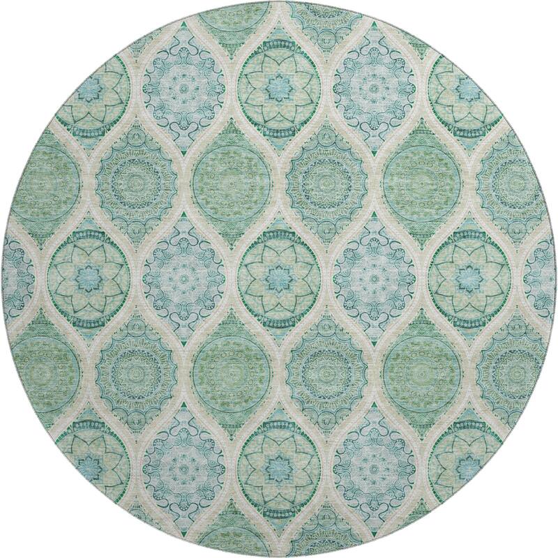 Premium Washable Super Soft Boho Mosaic Mayfield Rug