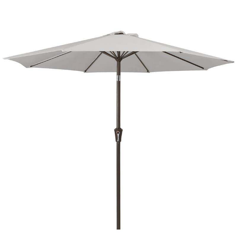 10ft Patio Market Umbrella with Crank & Tilt,UV-Risistant