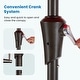 preview thumbnail 7 of 76, 9-ft Patio Market Umbrella with Tilting Pole, Waterproof & Breathable Canopy