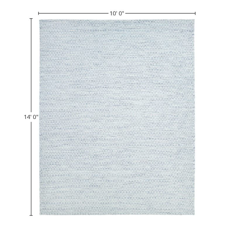 Overton Handmade Modern Contemporary Geometric Area Rug