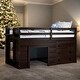preview thumbnail 40 of 55, Contemporary Design Twin Size Loft Bed with Cabinet and Shelf, Maximized space, Solid Construction & Versatility Galore,聽