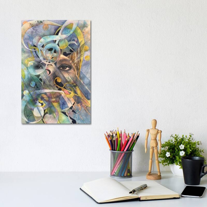 iCanvas "Jazz Fest Also" by Liz Covington Canvas Print - 12x8x0.75