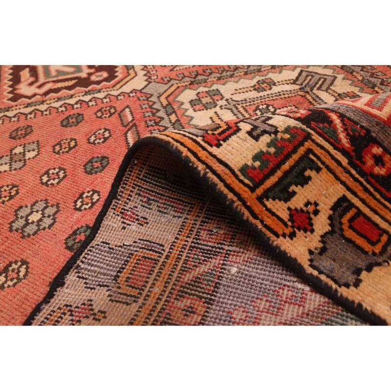 ECARPETGALLERY Hand-knotted Andelz Red Wool Rug - 4'9 x 6'0