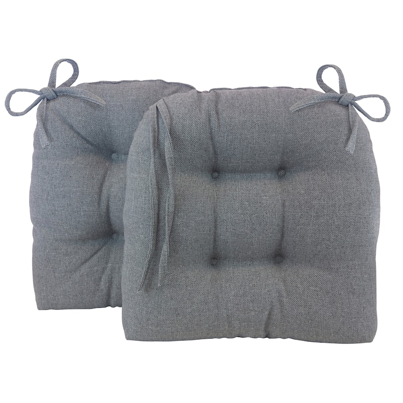 Klear Vu Outdoor U-Shaped Performance Fabric Seat Cushions Set of 2