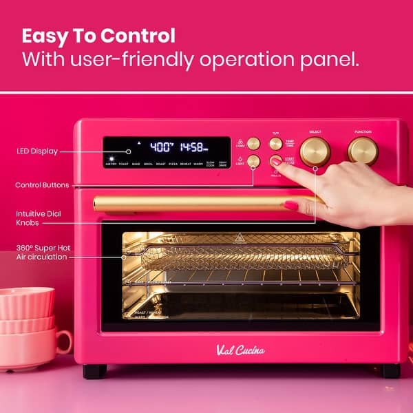 Infrared Heating Air Fryer Toaster Oven, Extra Large Countertop