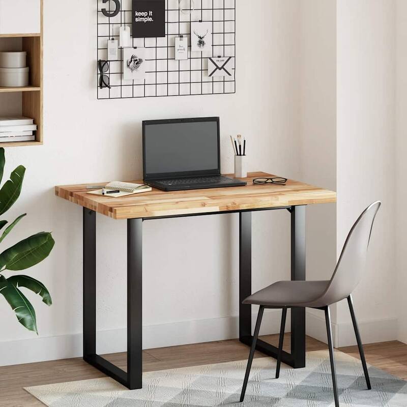 vidaXL Table Top Rectangular 31.5x27.6x1.6" Solid Wood Acacia - 80 x 70 x 4 cm