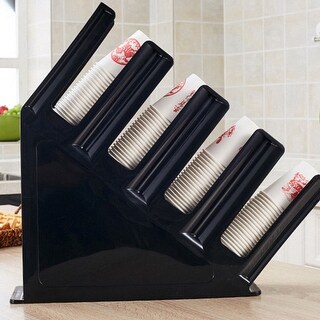 Portable Paper Cup Lid Holder Dispenser Coffee Drink Cafe Home Buffet ...