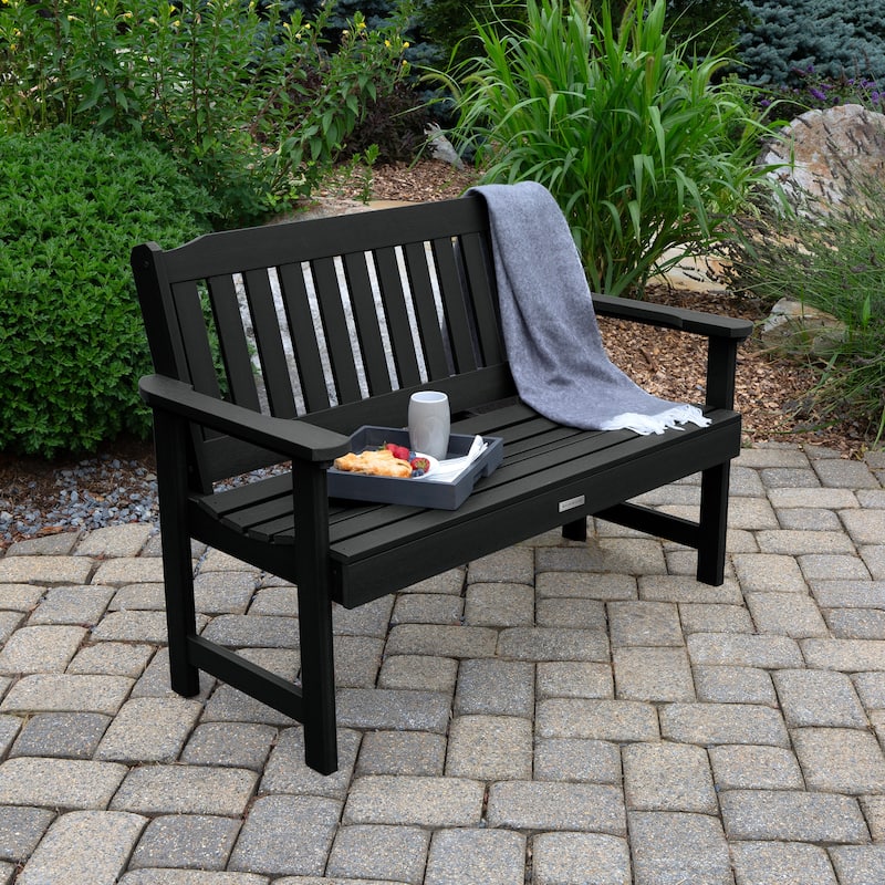 HIGHWOOD Lehigh 4-foot Eco-friendly Synthetic Wood Garden Bench