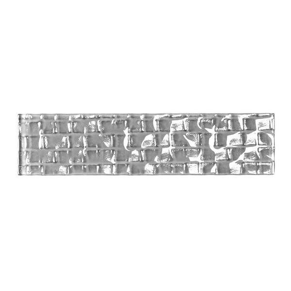 Miseno MT-WHSMEC0208-PE Metro Cubes - 2" x 8" Rectangle Wall Tile - Glossy Visual - Gray