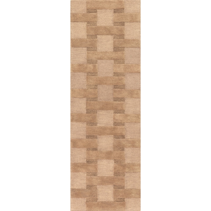 Remy Crosshatch Wool Area Rug