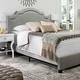 preview thumbnail 2 of 6, SAFAVIEH Theron Grey Bed (Full)