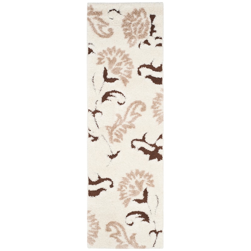 SAFAVIEH Florida Shag Katherine Floral 1.2-inch Thick Rug