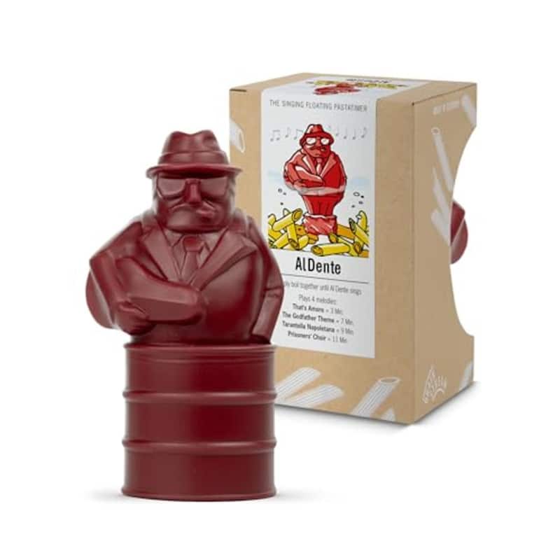 BrainStream Al Dente Pasta Timer - Mafioso Red