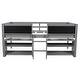 preview thumbnail 6 of 18, Storage Loft Bed with 2 Movable Shelves & Ladder, Guardrail Chalkboard Designed, Twin Size, Solid Wood Slats Support