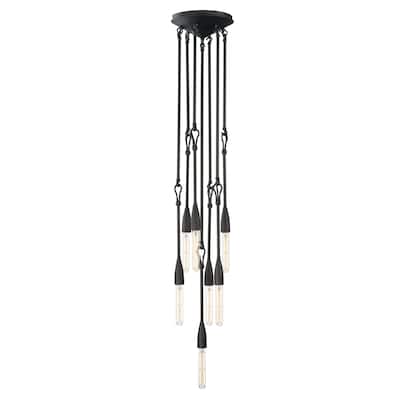 Maxim 27716 Pioneer 7 Light 10" Wide Multi Light Pendant