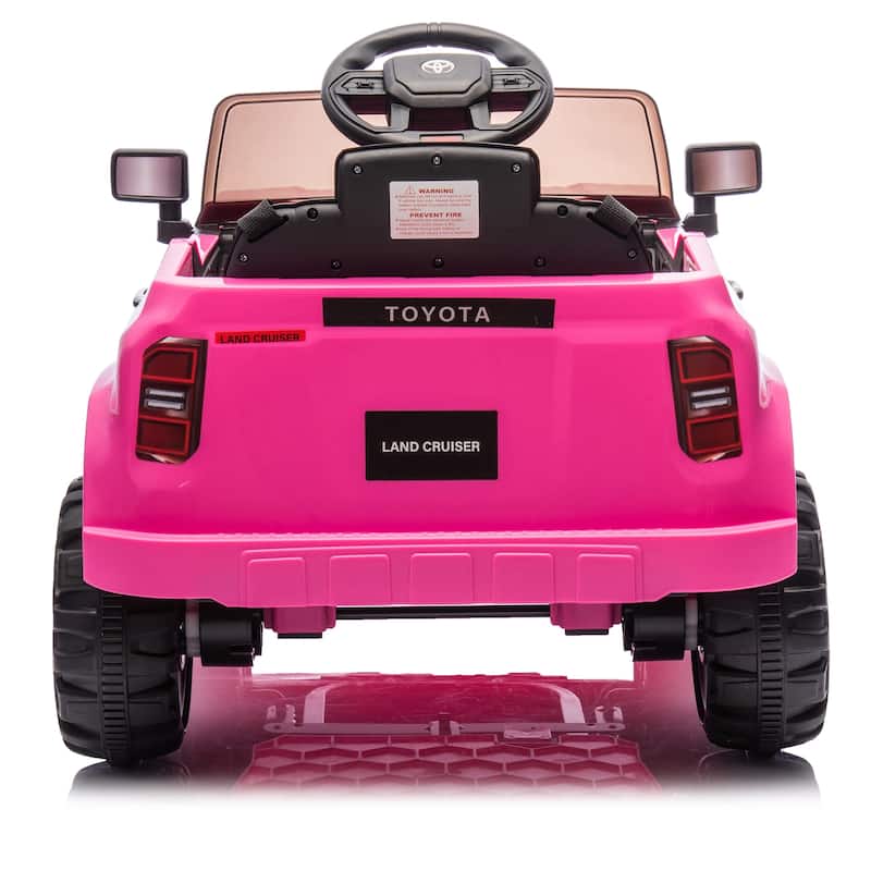12V Kids Ride On Car W/Parents Control,Licensed Toyota LC250 2024,Four-wheel suspension,Adjustable volume,For Kids Aged 2-4