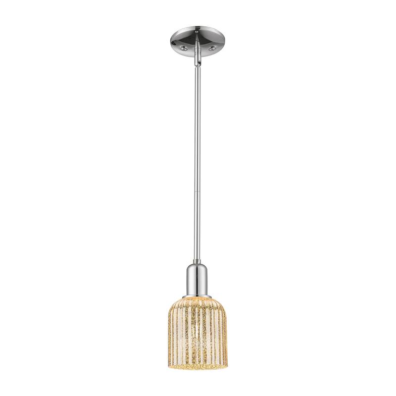 Innovations Lighting Downtown Urban - Bridal Veil - 1 Light 5" Stem Hung Mini Pendant