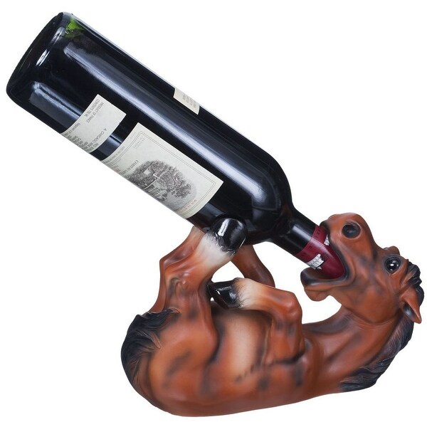 Tough 1 Western Decorative Wine Bottle Holder Horse Brown Free Tough 1 Western Decorative Wine Bottle Holder Horse Brown