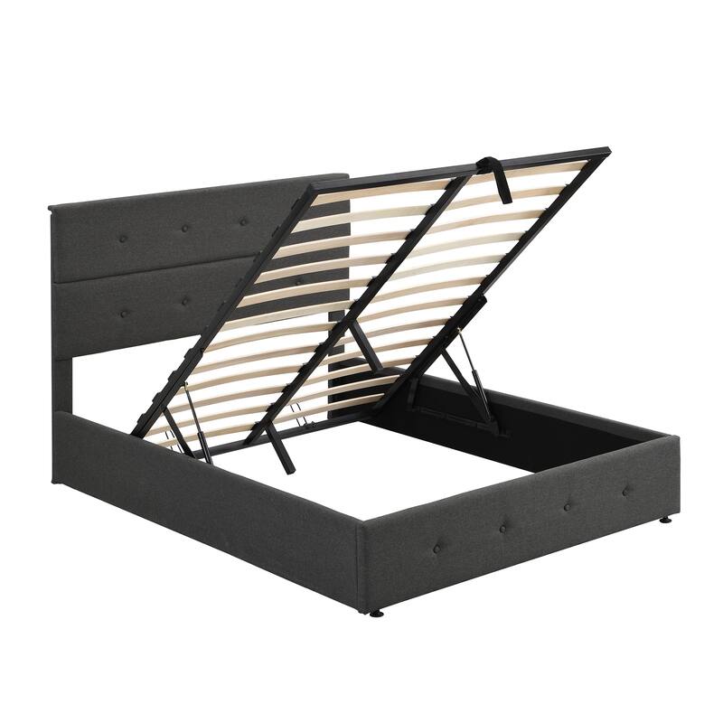 Full Size Platform Bed with Underneath Storage Bed Bath & Beyond