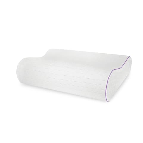 SensorPEDIC Temperature Regulating Coolest Comfort Contour Memory Foam Bed Pillow - White