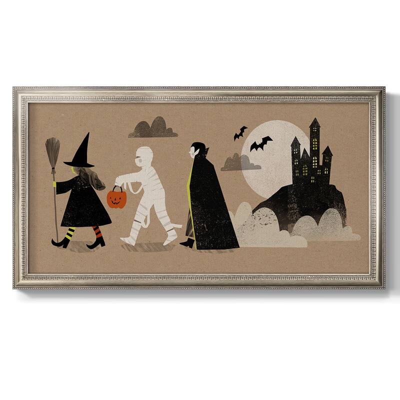 Graphic Halloween Collection D Premium Framed Canvas- Ready to Hang