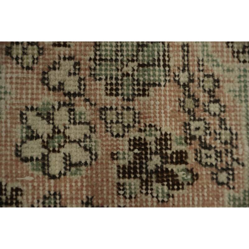 Hand Knotted Oriental 100% Wool Carpet Transitional Floral Beige & Ivories Anatolian Area Rug - 9' 2'' X 5' 3''
