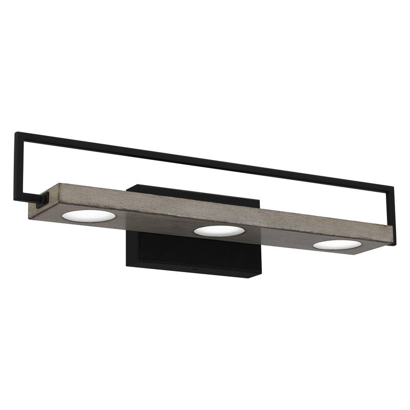 Winnett Integrated LED Matte Black Bath Bar