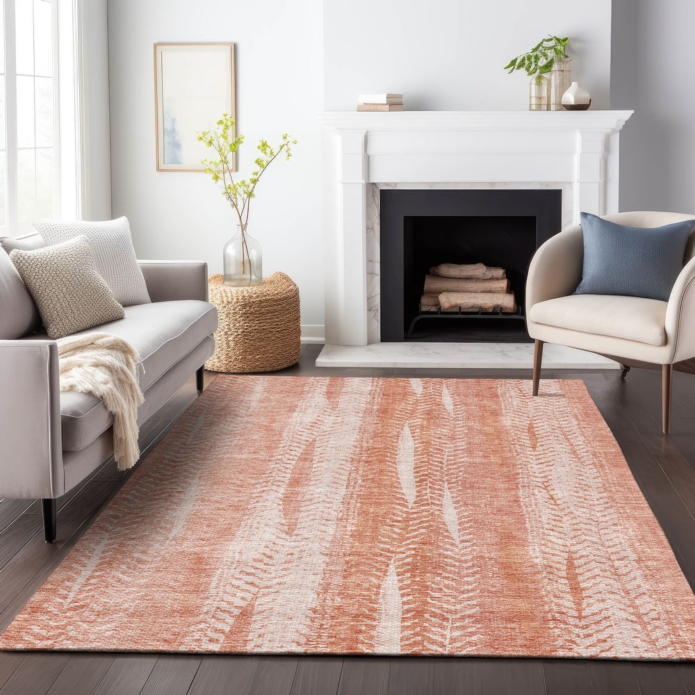 Premium Washable Super Soft Stripe Tracks Mayfield Rug
