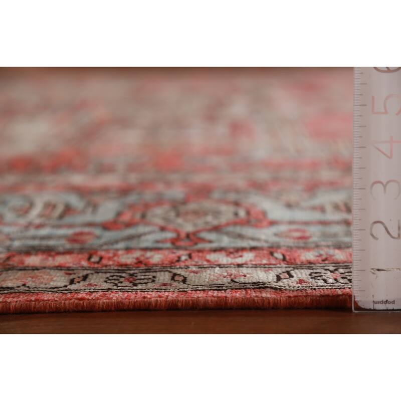 Vegetable Dye Heriz Serapi Oriental Large Rug Handmade Wool Carpet - 10'2"x 14'1"