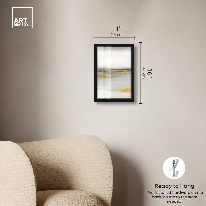 Misty Expanse I Shadowbox by Art Remedy