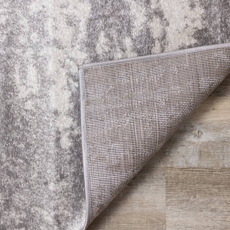 Flynn Collection - Grey Distressed Rug