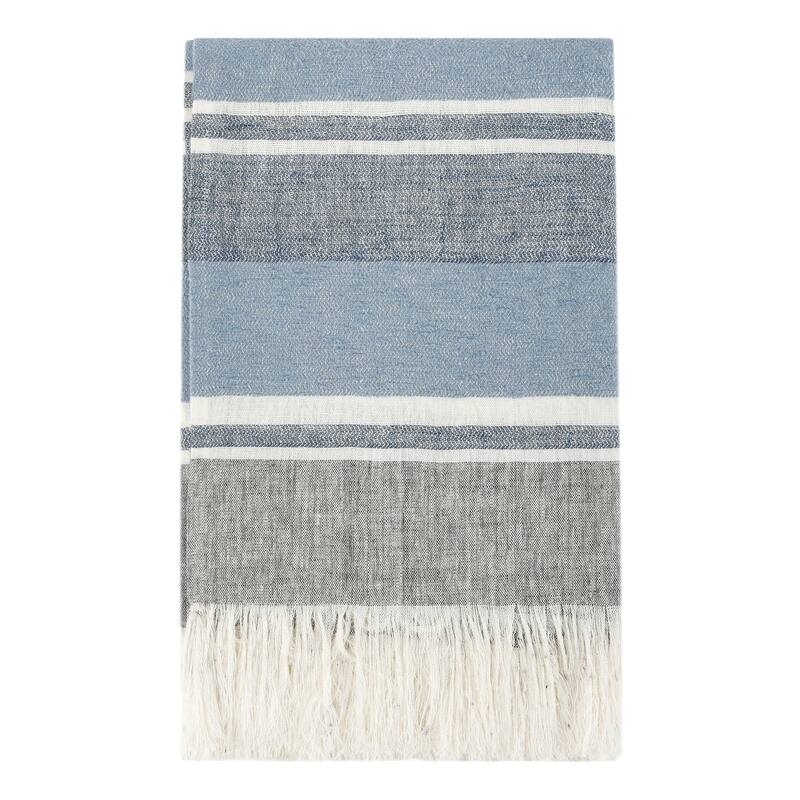 Villa by Classic Home Lima 100% Belgian Linen 50x70 Throw Blanket