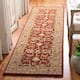 SAFAVIEH Handmade Classic Clotilda Traditional Oriental Wool Rug - 2'3" x 12' Runner - Rust/Camel