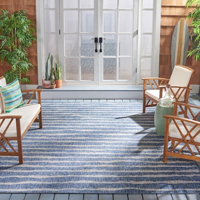 SAFAVIEH Courtyard Erlen Indoor/ Outdoor Waterproof Patio Backyard Rug