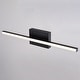 preview thumbnail 11 of 9, Ashburn 1-Light 24 inch Wide Matte Black Bathroom Vanity Lighting Fixture, Frosted White Shade, Dimmable, Wall Mounted Sconce