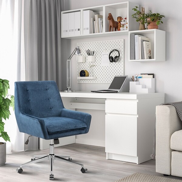 Homy Casa Mid Century Modern Upholstered Task Chair Bed Bath