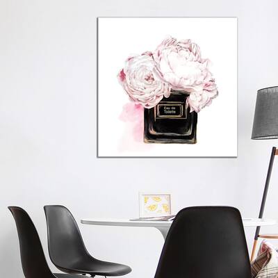 iCanvas "Eau de Toilette Noir " by Eva Watts Canvas Print
